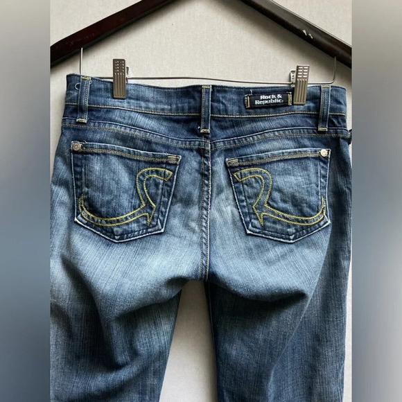 Rock & Republic Flare Jeans sz 26 - Picture 5 of 12